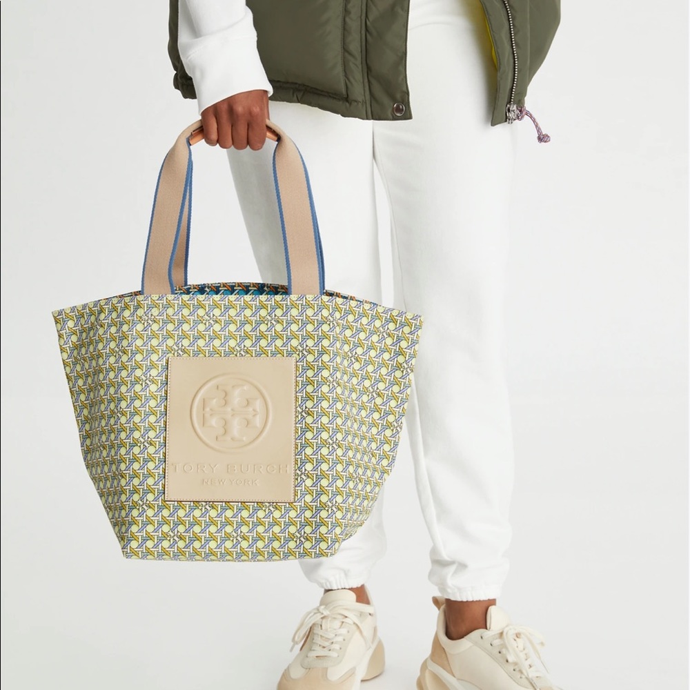 TORY BURCH LARGE ELLA REVERSIBLE MARKET TOTE
